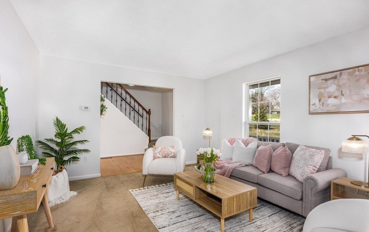 Warm, elevated occupied home interior
